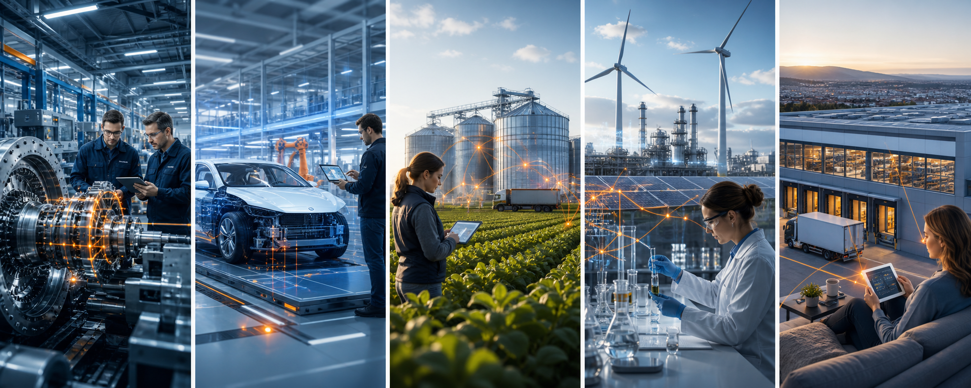 Industrie, automobile, agro-industrie et énergie : secteurs analysés par InnovFast